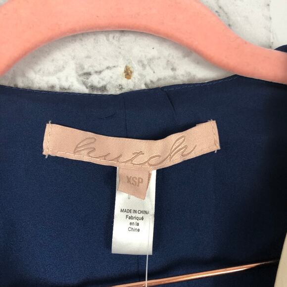 Anthropologie Hutch Blaise Wrap Dress Geometric Sz. XSP NEW - Picture 10 of 11